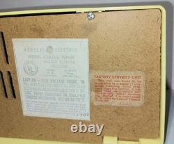 Vintage Disneyland Youth Clock Radio GE General Electric Disney 1960s READ DESC