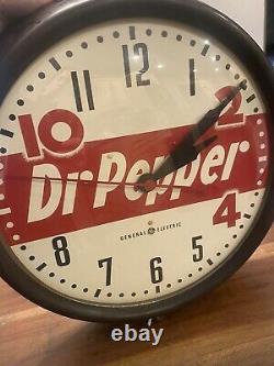 Vintage Dr. Pepper Clock General Electric 1801