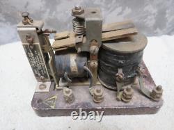 Vintage Electronics Ham General Electric DC Overcurrent Relay CR5282-2