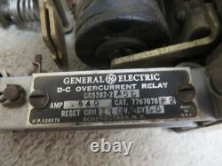 Vintage Electronics Ham General Electric DC Overcurrent Relay CR5282-2