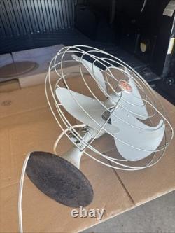 Vintage GE 16 Vortalex Oscillating Fan F12V163 #43 Works Estate Find