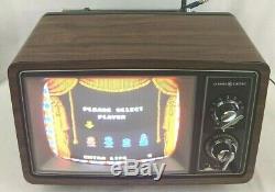 Vintage GE 1980's General Electric 10 Tabletop Color Monitor CRT TV Working