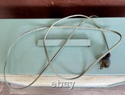 Vintage GE 3-Speed Metal Box Fan F15W12 Turquoise 3-Blade READ DESC