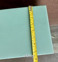 Vintage GE 3-Speed Metal Box Fan F15W12 Turquoise 3-Blade READ DESC