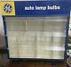 Vintage Ge Auto Lamp-bulb Countertop Display Cabinet-with 1 Shelf & 3 Tilt Drawers