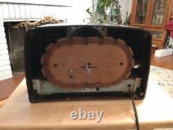 Vintage GE Bakelite Tube Radio Model 107 1950's General Electric TESTED WORKS