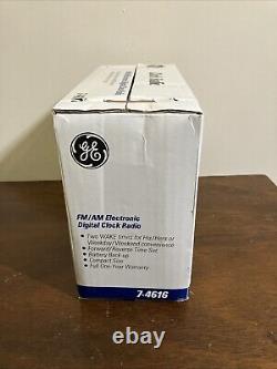 Vintage GE FM/AM Electronic Digital Clock Radio 7-4616 Sealed NEW Rare Condition