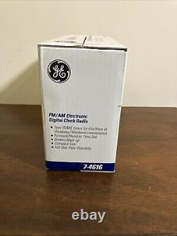 Vintage GE FM/AM Electronic Digital Clock Radio 7-4616 Sealed NEW Rare Condition