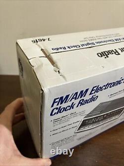 Vintage GE FM/AM Electronic Digital Clock Radio 7-4616 Sealed NEW Rare Condition