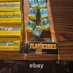 Vintage GE Flashcubes Camera Flash Bulbs Bulk Lot General Electric In Box