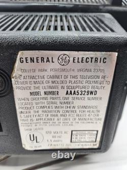 Vintage GE General Electric 10 Color Performance Television Model AAA5329WD