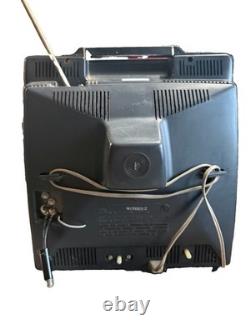 Vintage GE General Electric 12 Gaming Performance TV Television Powers On