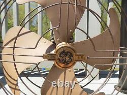 Vintage GE General Electric 16 Vortalex Oscillating Desk Fan 3 SPEED FM16V1