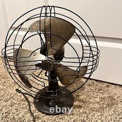 Vintage GE General Electric 16 inch 49X936 Vortalex Oscillating Fan Circa 1947