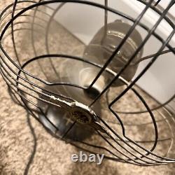 Vintage GE General Electric 16 inch 49X936 Vortalex Oscillating Fan Circa 1947