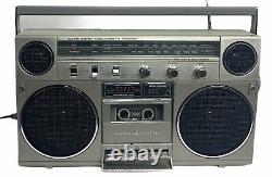 Vintage GE General Electric 3-5257A AM/FM Cassette Boombox Radio