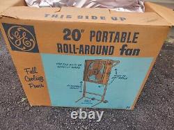 Vintage GE General Electric 3 Speed 20 Box Window Fan Electrically Reversible