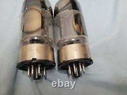Vintage GE General Electric 6550 Tubes Pair Package X2 Maxi Tested