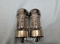 Vintage GE General Electric 6550 Tubes Pair Package X2 Maxi Tested