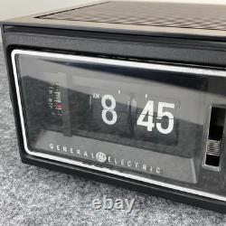 Vintage GE General Electric 7-4300E Flip Clock AM FM Radio Refurbished