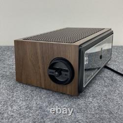 Vintage GE General Electric 7-4300E Flip Clock AM FM Radio Refurbished