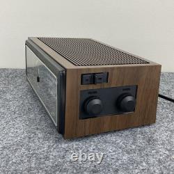 Vintage GE General Electric 7-4300E Flip Clock AM FM Radio Refurbished