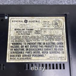 Vintage GE General Electric 7-4300E Flip Clock AM FM Radio Refurbished