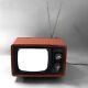 Vintage Ge General Electric 8.5 Portable Color Crt Television Retro Tube Tv