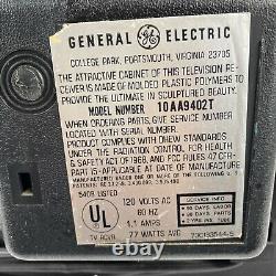Vintage GE General Electric 8.5 Portable Color CRT Television Retro Tube TV