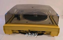 Vintage GE General Electric 8-6550 P380D Yellow Record Player Turntable