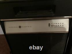 Vintage GE General Electric 8 Track Stereo Portable Player 2 Piece Johnny Cash