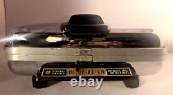 Vintage GE General Electric Chrome Automatic Grill Waffle Maker Model 14G44