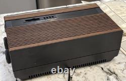 Vintage GE General Electric Clock Radio Walnut Grain Model 7-4305C WITH BOX