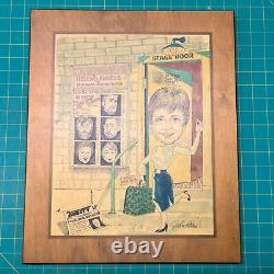 Vintage GE General Electric Credit Caricature Framed Wall Art Poster Advertising