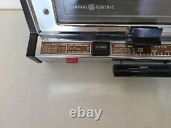 Vintage GE General Electric Deluxe Toast R Oven A7T93B Chrome with Manual TESTED