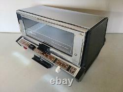 Vintage GE General Electric Deluxe Toast R Oven A7T93B Chrome with Manual TESTED