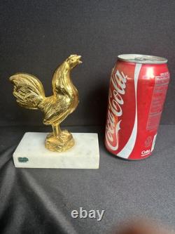 Vintage GE General Electric EARLY BIRD GETS THE WORM Trophy Award Cock Rooster