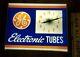 Vintage Ge General Electric Electronic Tubes Advertising Light Neon Clock