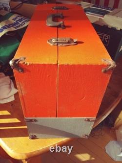 Vintage GE General Electric Electronics TV Repair Tool Box Approx 150+ NOS Tubes