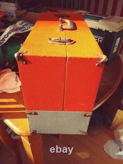 Vintage GE General Electric Electronics TV Repair Tool Box Approx 150+ NOS Tubes