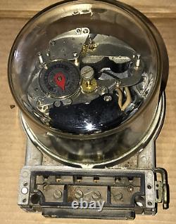 Vintage GE General Electric House Kilowatt Hours Meter Steampunk Dial T-28