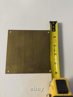 Vintage GE General Electric J47 Jet Engine Shipping Container Metal Tag Plaque
