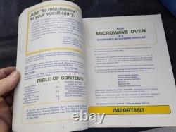 Vintage GE General Electric Microwave Oven Model Jet 87