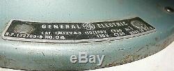 Vintage GE General Electric Oscillating 3 Speed Fan FM12V43 USA NO. 04