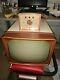 Vintage Ge General Electric Portable 12 Television Tv Alarm Clock Rare 2 Tone