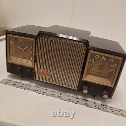 Vintage GE General Electric Radio Clock Rare Model 580 Musaphonic