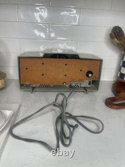 Vintage GE General Electric Radio Clock Rare Model 582 Musaphonic