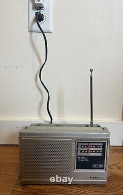 Vintage-GE General Electric Sanyo 24 HR Weather AM/FM Radio