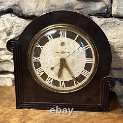 Vintage GE General Electric Strike Model 6B04 Mantel Clock MidCentury Modern CA