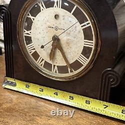 Vintage GE General Electric Strike Model 6B04 Mantel Clock MidCentury Modern CA